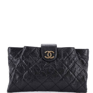 Chanel Coco Pleats Clutch Quilted #258173C22B
